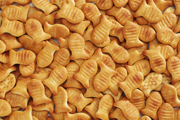 Background of crackers