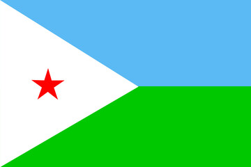  Djibouti flag