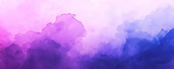 A vibrant watercolor abstract background featuring soft purple and blue hues, perfect for artistic and creative projects.