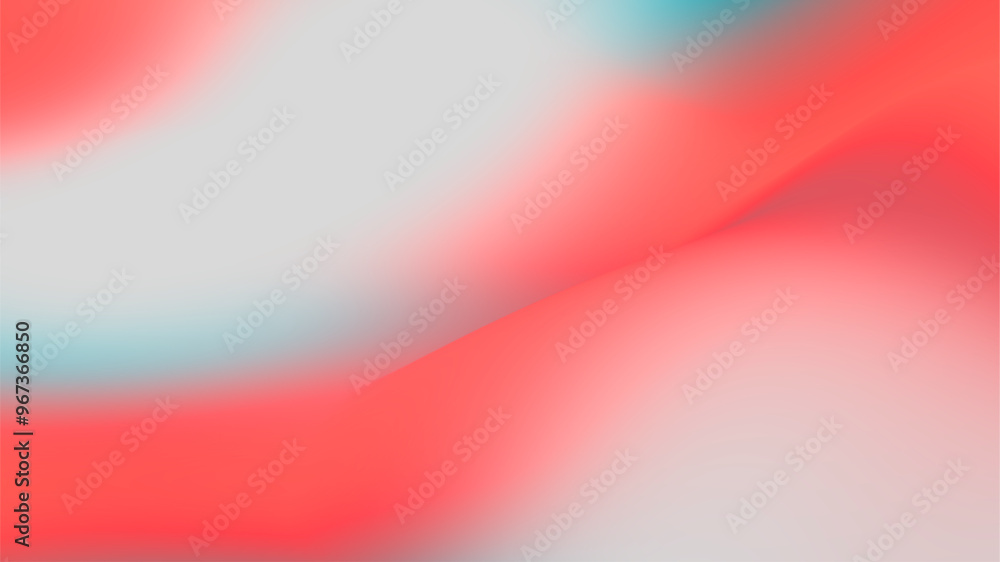 Poster soft gradient background featuring red and teal tones with smooth transitions, perfect for modern di