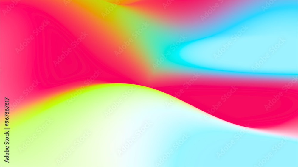 Poster abstract gradient background with bold pink and green tones, perfect for adding a modern and vibrant