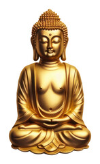 PNG A little brass budha gold representation spirituality.