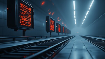 A futuristic scene combining 2D and 3D elements, with dynamic lighting and motion effects, capturing the essence of limitless possibilities