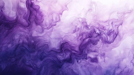 Fototapeta premium A vibrant abstract swirl of purple hues blending seamlessly, creating a dreamlike atmosphere and captivating visual depth.