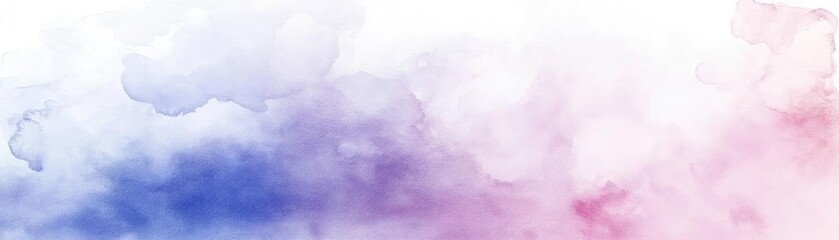 Fototapeta premium A soft, abstract watercolor background with gentle hues of blue, pink, and white, perfect for creative designs and artistic projects.