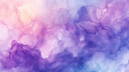 Beautiful abstract watercolor design featuring soft purple, pink, and blue hues creating a serene visual experience.