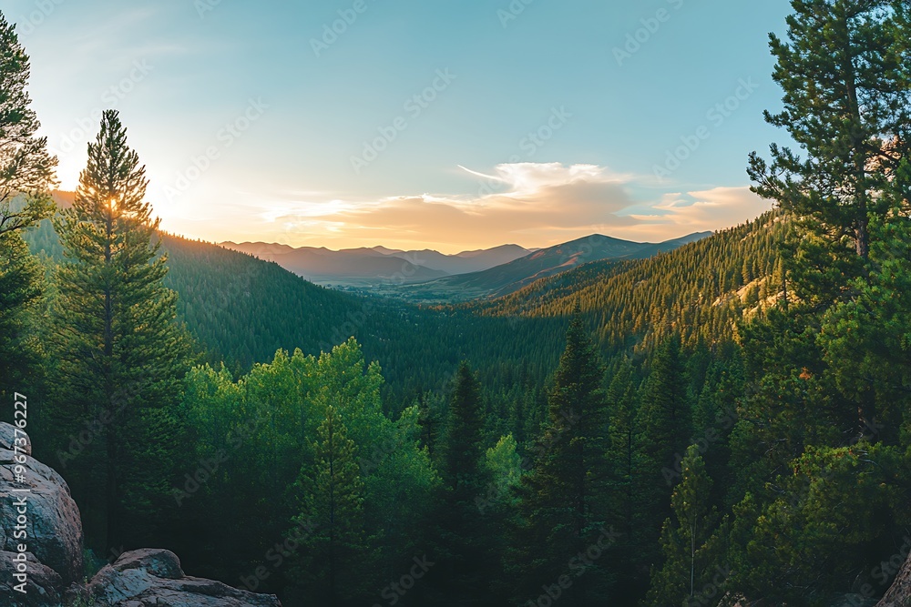 Wall mural The Mountains of British Columbia Canada