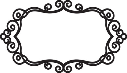 frame with ornament