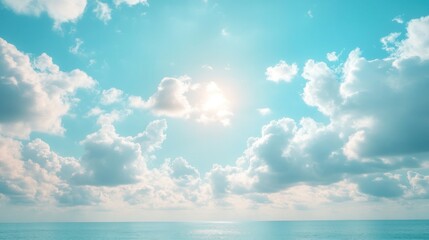 Blue sky cloud gradient light white background. Beauty dummer clear cloudy in sunshine calm bright winter air bacground. environment day horizon skyline view spring