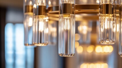 sleek glass elements and soft lighting, symbolizing contemporary elegance.