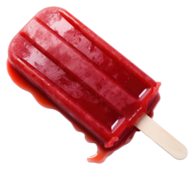 PNG Red popsicle melting ketchup food ice pop.