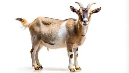 Obraz premium goat isolated on white