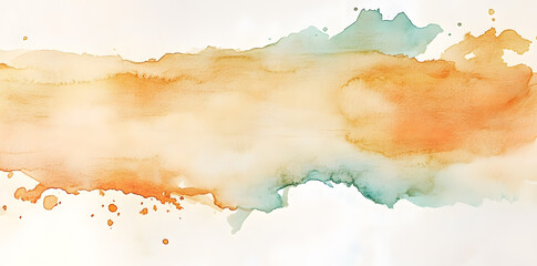Vintage watercolor map abstract isolated on white background