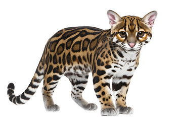 portrait of a leopard transparent background