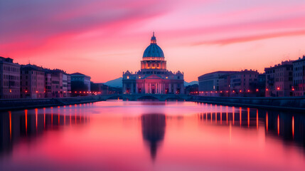 Fototapeta premium San Pietro Church The Morning