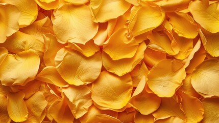 Close up background of yellow rose petals