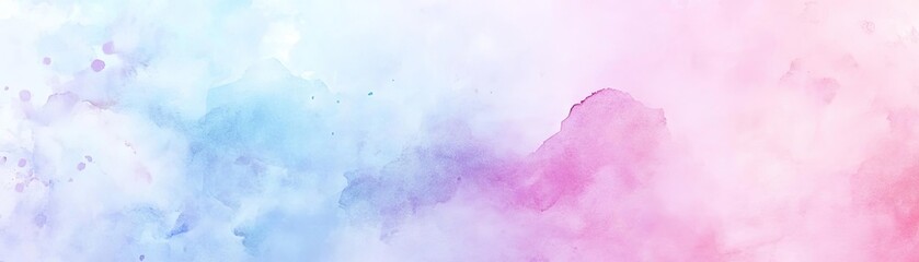 Fototapeta premium A soft, dreamy gradient with pastel pink and blue hues, ideal for backgrounds, designs, and creative projects.