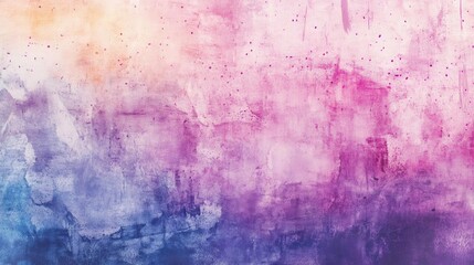 Obraz premium Vibrant watercolor texture featuring shades of pink, purple, and blue, ideal for artistic backgrounds and creative projects.