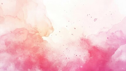 Obraz premium Soft pink watercolor background with gentle gradients and subtle texture, perfect for design projects and artistic presentations.