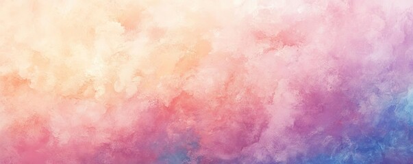 A soft and dreamy watercolor background featuring blush, lavender, and blue hues, perfect for artistic projects and designs.
