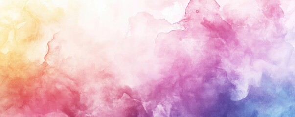 Obraz premium A vibrant, ethereal blend of colors swirls together, creating a mesmerizing abstract background perfect for art and design projects.