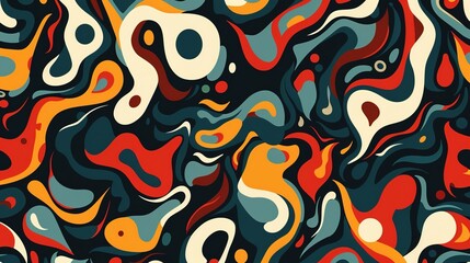 Fototapeta premium modern art pattern wallpaper