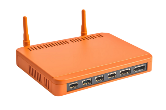 computer network cable on transparent background