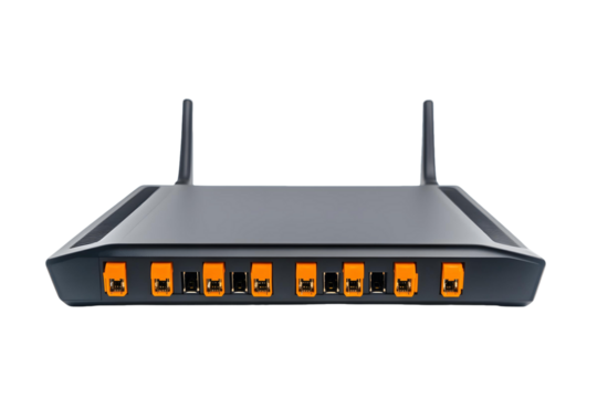 computer network cable on transparent background