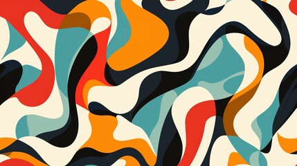 Naklejka premium modern art pattern wallpaper