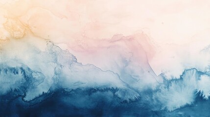 A serene watercolor abstract background featuring soft hues blending beautifully, perfect for artistic and creative projects.