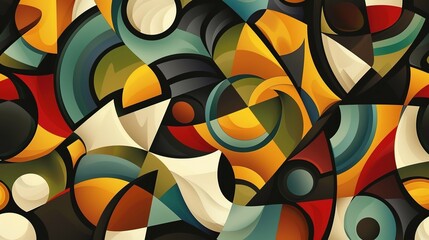 Obraz premium modern art pattern wallpaper