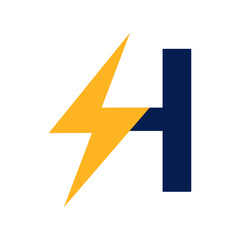 Modern Alphabet Electric Logo Design for Branding and Digital Use