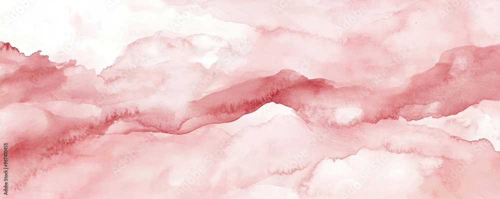 Poster soft watercolor background in gentle pink hues, perfect for creating a calming and elegant atmospher