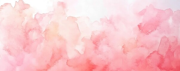 Fototapeta premium An elegant watercolor background featuring soft pink hues, ideal for artistic projects, invitations, and creative designs.