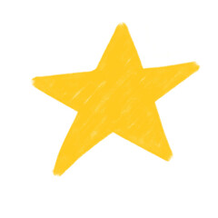 Sparkle Star Kindergarten Crayon Drawing