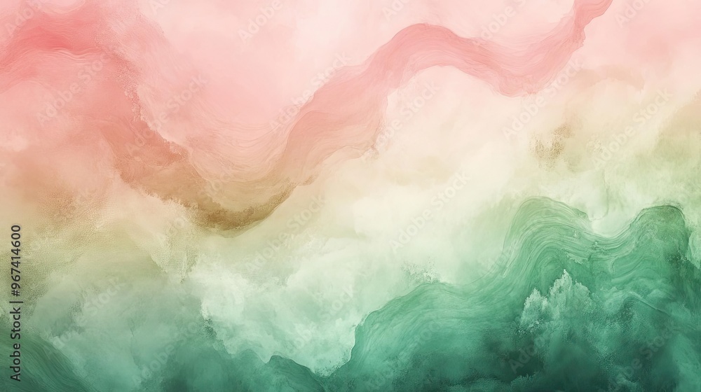 Poster an abstract gradient background featuring soft pastel colors blending harmoniously, perfect for arti