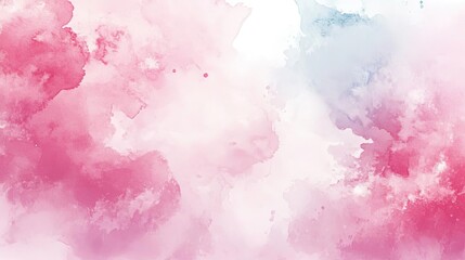 A soft and dreamy watercolor background featuring delicate pink and blue hues, perfect for creative projects.