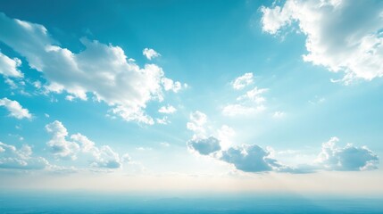 Blue sky cloud gradient light white background. Beauty dummer clear cloudy in sunshine calm bright winter air bacground. environment day horizon skyline view spring