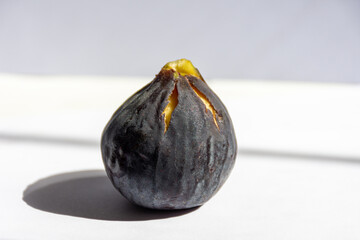Close-up of fig on a table.