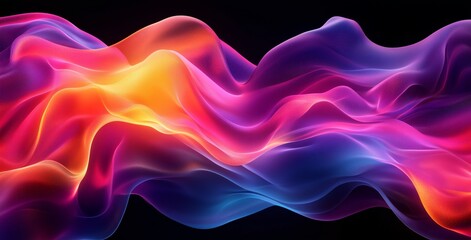 Abstract Fluid and Colorful Waveform Design
