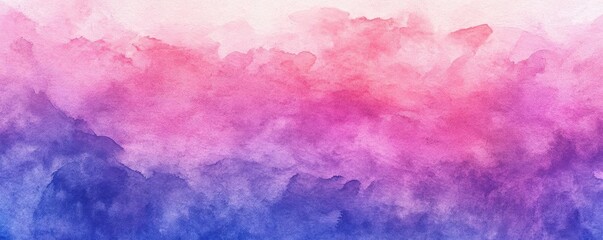 A beautiful watercolor background featuring vibrant pink and purple hues, perfect for artistic and creative projects.