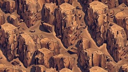 Rock pattern wallpaper