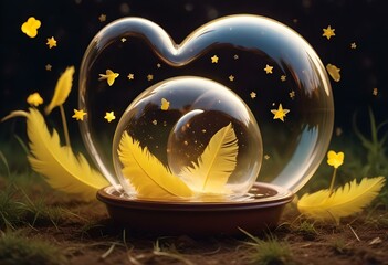 abstract background with bubbles