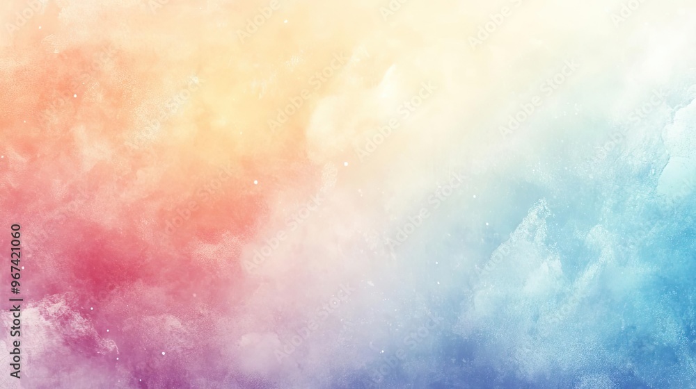 Poster vibrant abstract background featuring soft pastel colors blending seamlessly, creating a calming and