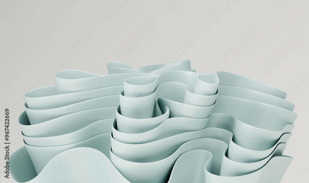 Poster stack of cups