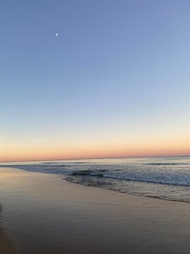 sunset over the sea