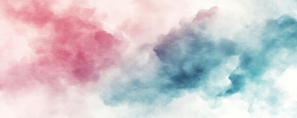 Abstract smoke background featuring a blend of pink and teal hues, perfect for creative and artistic projects.