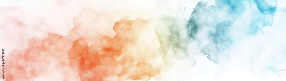 Aufkleber a vibrant abstract background featuring soft clouds of color blending harmoniously, ideal for creati
