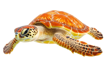 turtle isolated on transparent background