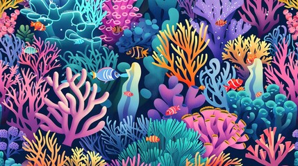 underwater coral wallpaper